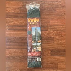 Patio Care Umbrella Cover New Dark Green Vinyl Tear Resistant